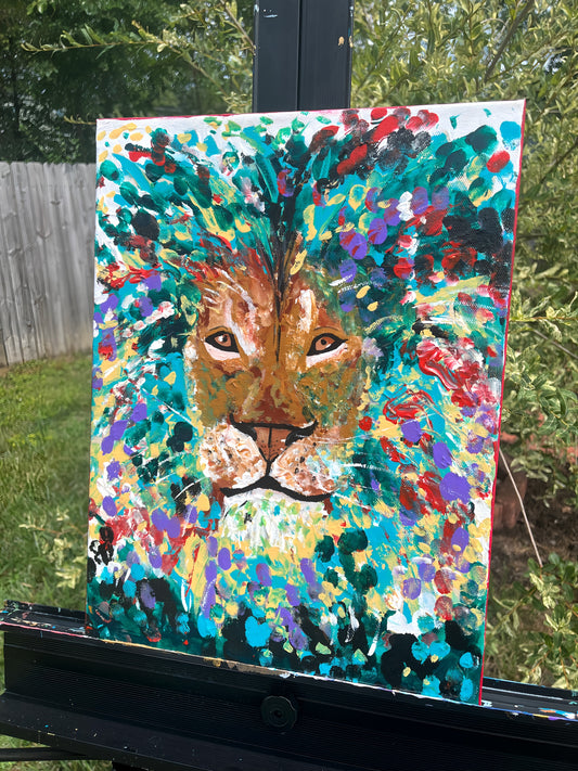 Strong & Courageous Original - Canvas 11x14