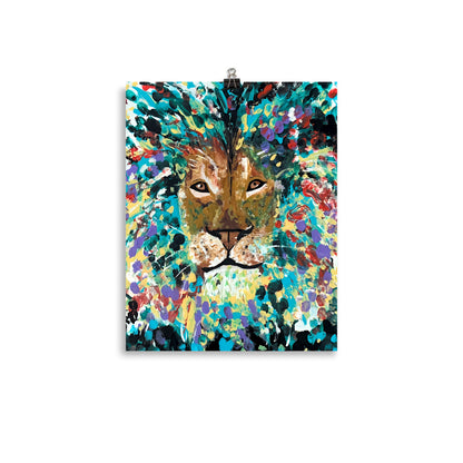 Strong & Courageous Photo paper poster