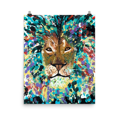 Strong & Courageous Photo paper poster