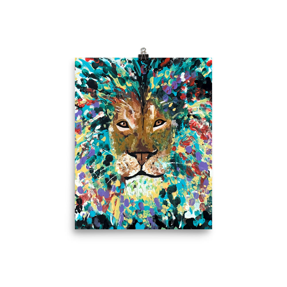 Strong & Courageous Photo paper poster