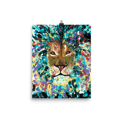 Strong & Courageous Photo paper poster