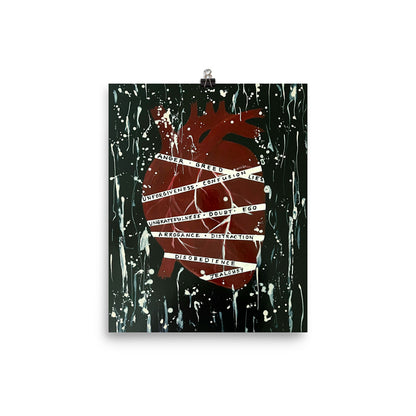 Hardened Heart - Photo paper poster